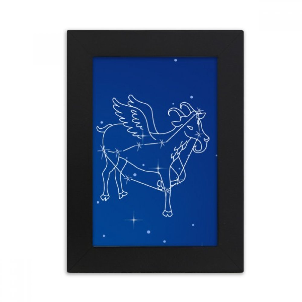 Cadre photo noir Capricorne univers pour protéger et embellir images