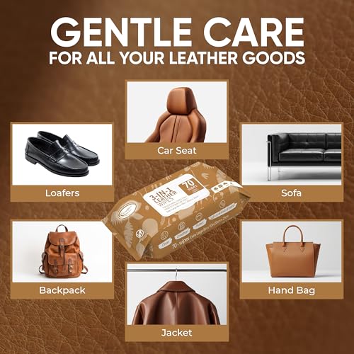 Air Jungles 3in1 Leather Cleaner Wipes