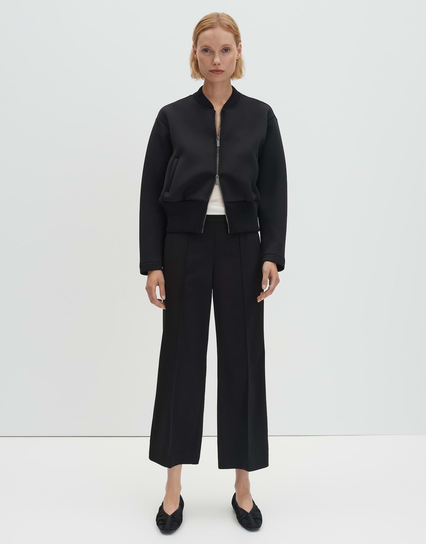 someday Damen Jogpants | Charlie Cropped Wide Leg Pants mit Viskosemix