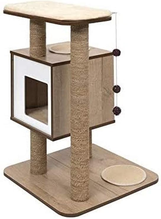 Catit Vesper Cat Tree, Base, Oak, 52062 Pet Supplies