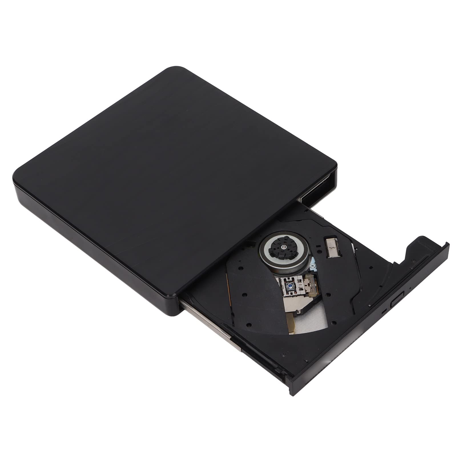 USB3.0 External DVD Drive, Portable CDDVD +/-RW DriveDVD Player for Laptop CD ROM Burner-image-2