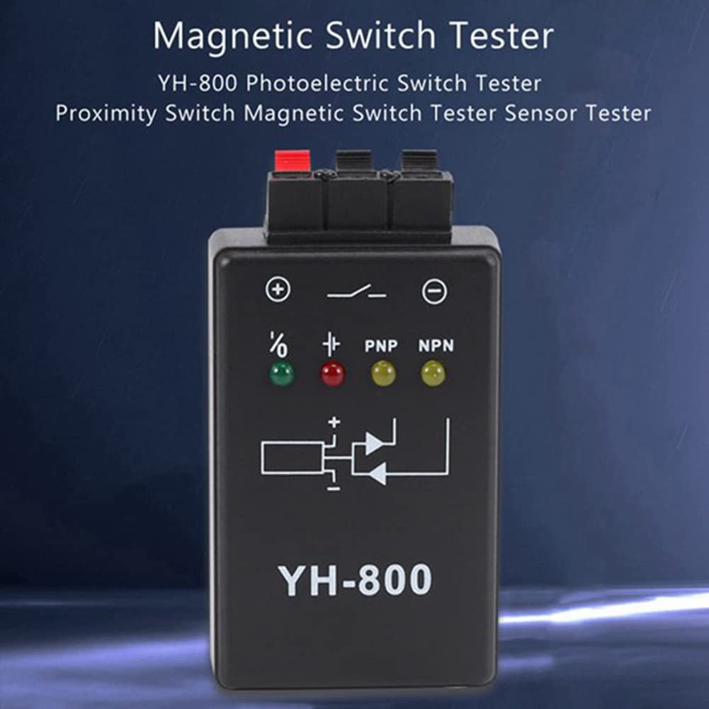 800 Tester di Interruttore Fotoelletrico Interruttore di Prossimità Tester di Interruttore Magnetico Tester Sensore ( Batteria)
