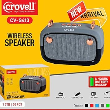 Crovell bluetooth speaker Clearance