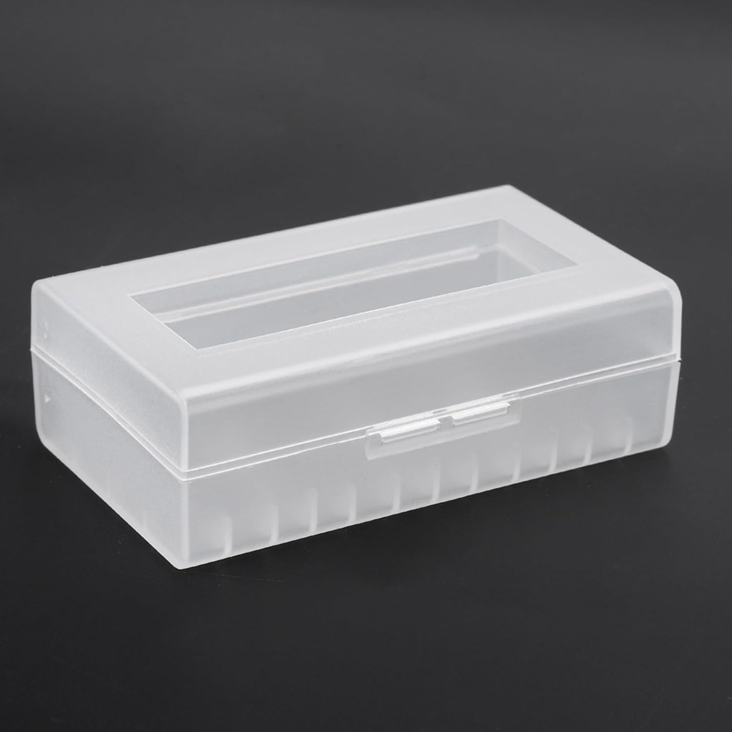eboxer-1 2 Pieces Battery Box, Batteries Organizer Transparent Battery Case Storage Box
