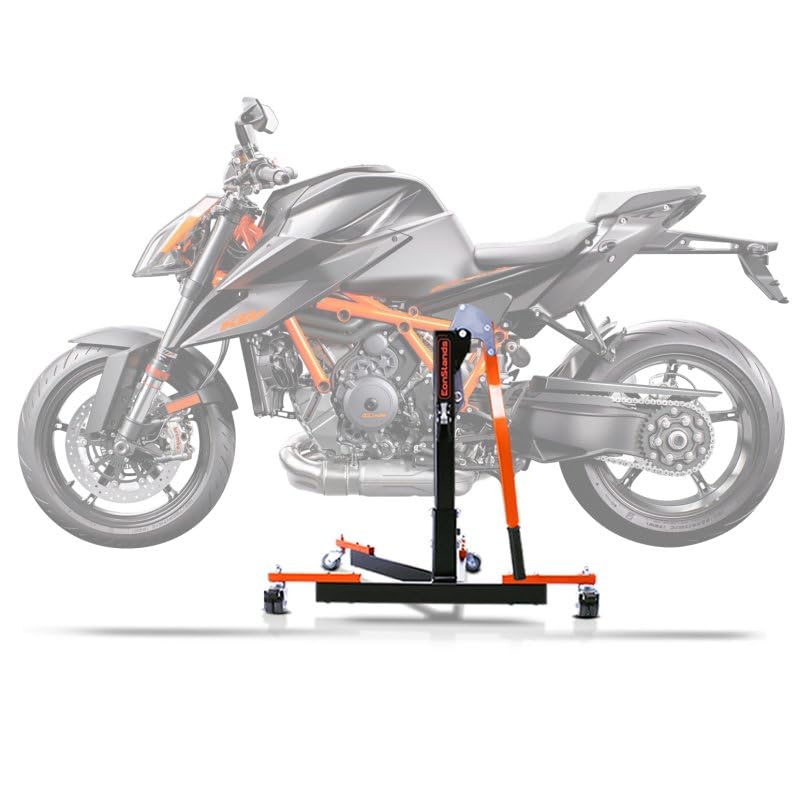 Bequille d'atelier Centrale CS Power Evo Compatible avec KTM 1290 Super Duke R 20-23 Orange