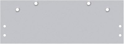 Dexter Commercial Hardware DCL2000P-DP18PA-ALUM, DCH1000/DCM100/DCL2000/DCR8000 Series Parallel Arm Drop Plates, 689/ALUM, Aluminum