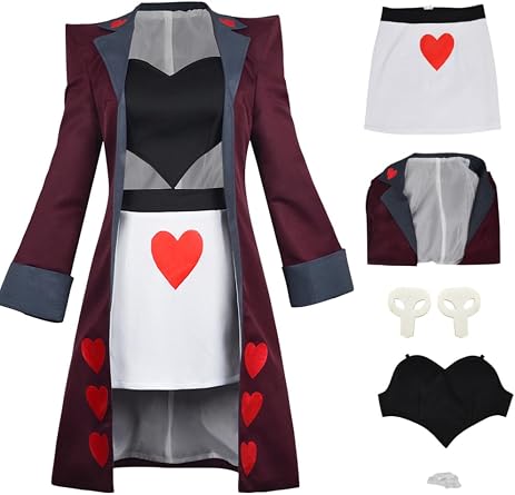 Velvette Cosplay Costume Women Anime Velvette Dress Full Set Devil Outfits Halloween Carnival Suit