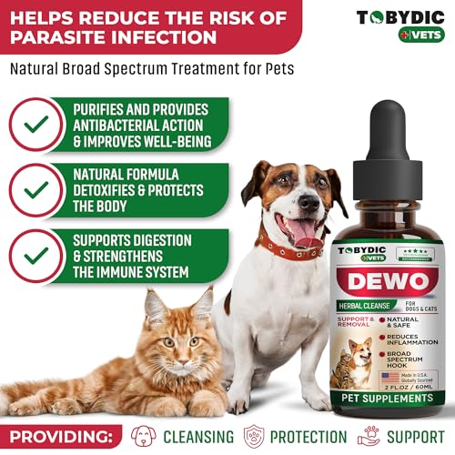 image for Tobydic Broad Spectrum Herbal Medicine for Cats & Dogs - Prevention & 