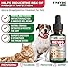 Tobydic Broad Spectrum Herbal Medicine for Cats & Dogs - Prevention & Treatment for Tapeworm, Whipworm, Roundworm, and Hookworm - Medication & Supplement Drops Against Worm Infestations - Made in USA