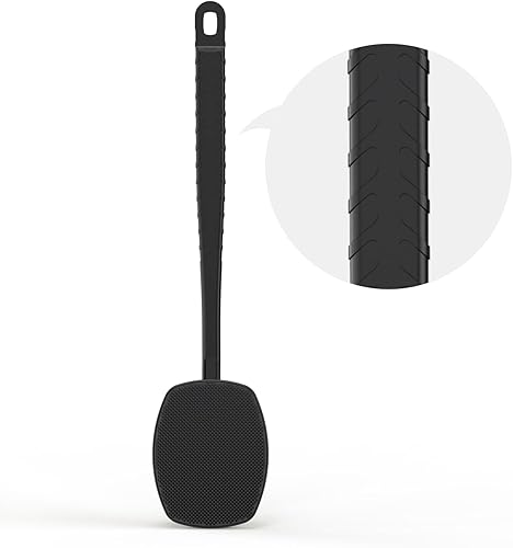 iTOKGOK Limpiador facial de silicona 2 en 1 con diseño de doble cara, masaje de cabeza y limpieza del cabello, limpiador de barba, champú para cuero