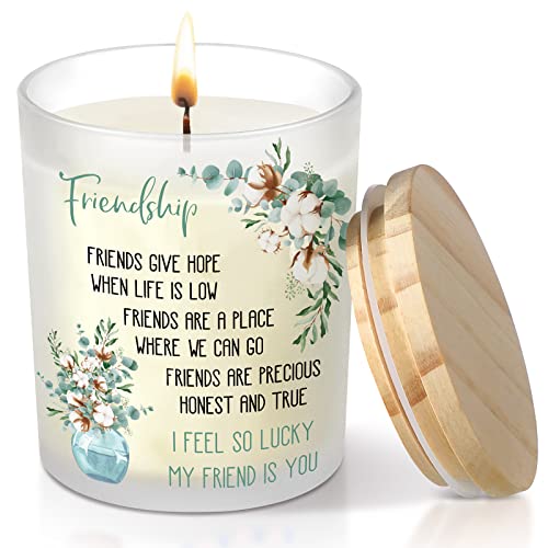 Bougie joyeux anniversaire pour femme et amie au style frais