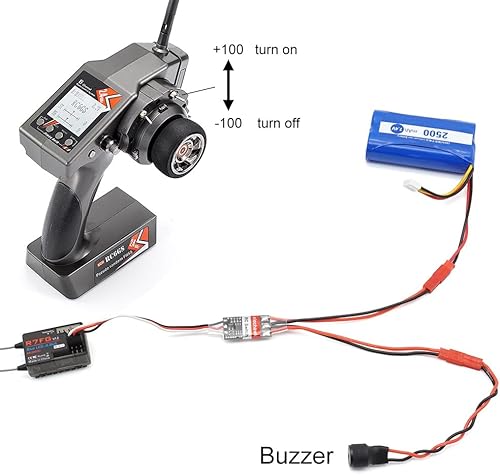Miniatura 4 de Control remoto remoto AUX encendidoapagado interruptor electrónico relé para coche, camión, barco, luz LED Drone (8A)