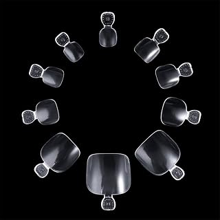 500pcs Coffin Nail Tip Acrylic Ballerina Nail Tips Long Fake Nail Artificial Nail Extra Clear False Nails 10 Sizes