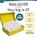 Darlington Shortbread Cookies Individually Wrapped Classic Soft Butter Cookies, 20 pk, 1 oz Single Serve Packs for Gifting, Lunchboxes & On-the-Go Snacks. Portion Controlled Short Bread Tea Biscuits
