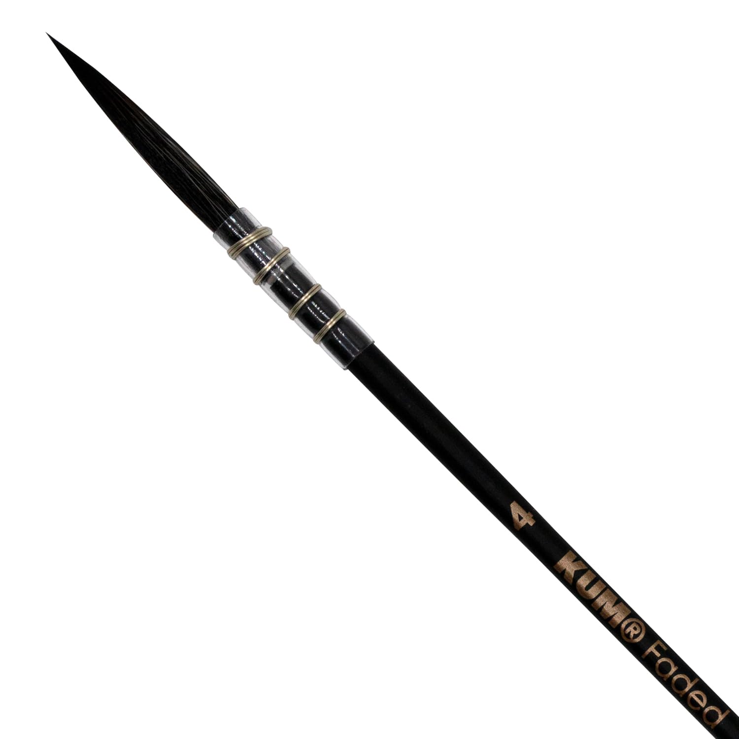 KUM 5151819 Watercolour Brush Faded French Rigger, Size 4, 1 Painting Brush for Artists, Artist Brushes, Art Supplies