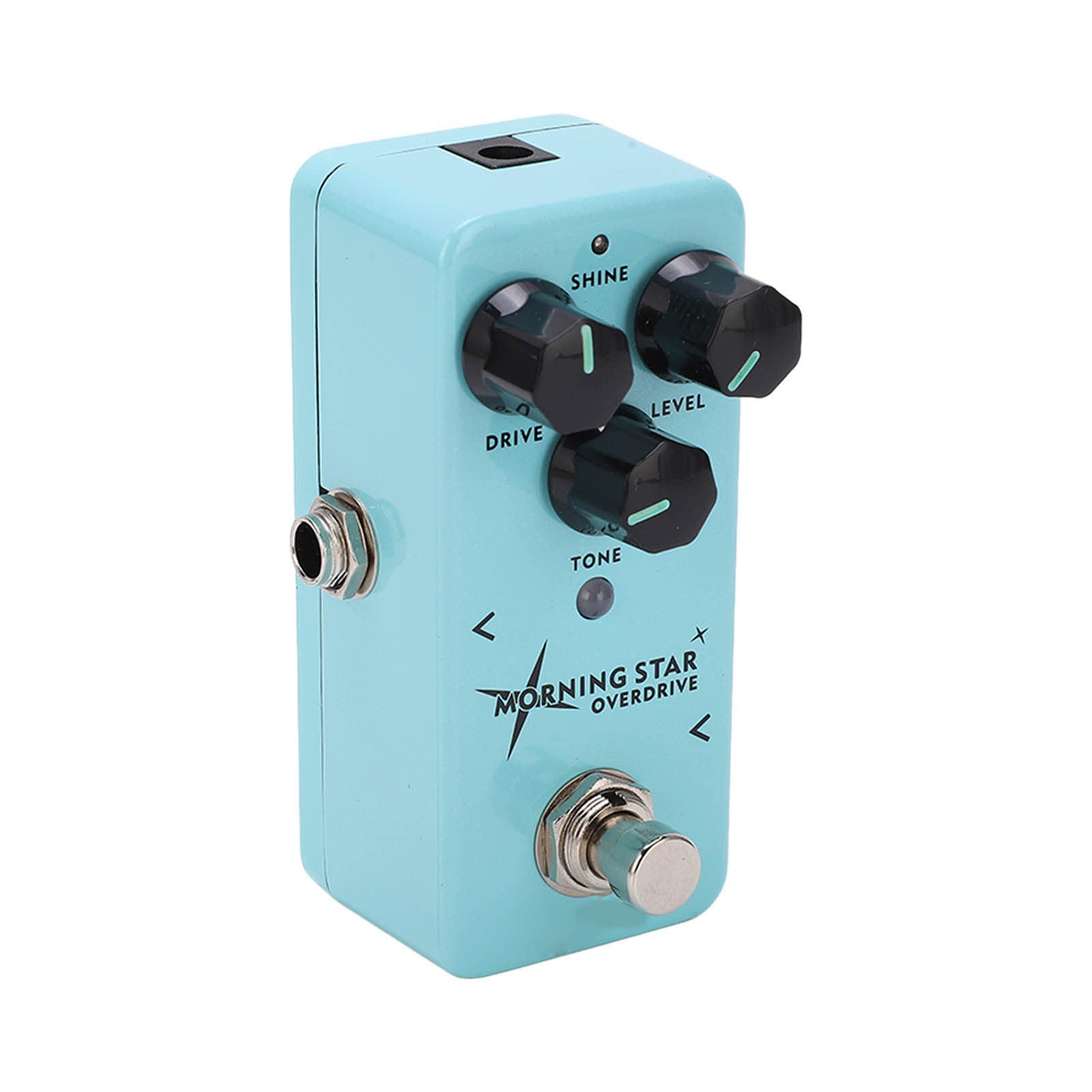 Mini Analogowy pedał Efektów Gitarowych z Przesterem Lake Blue Metal Shell Łatwe Przełączanie dla Gitarzystów