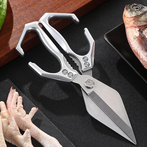 Tijeras de cocina para alimentos ideales para asado, pescado y repostería 3
