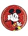 Produktbild Generique PR88863 Pappteller Micky Retro, 23 cm, mehrfarbig, 8 Stück