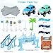 Track Car Toys, 269 PCS Racing Tracks Toy, Create A Frozen World Race Road, Flexible Tracks Playset & 2 PCS Cool Race Cars, Toddler Toys Birthday Gifts for Age 3 4 5 6 Year Old Boys Girls