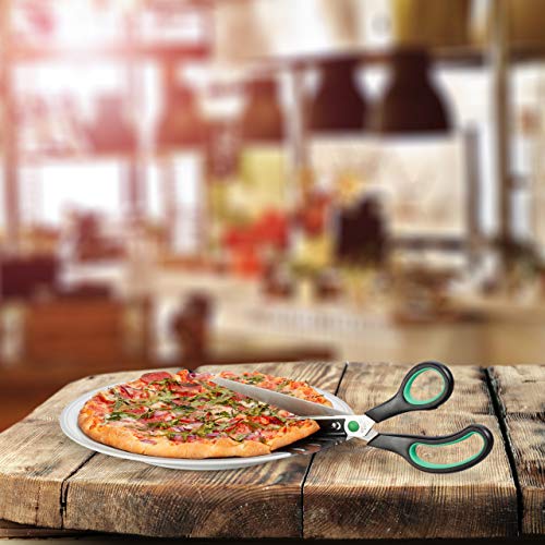 Pizzaschneider Relaxdays mit Heber aus Edelstahl