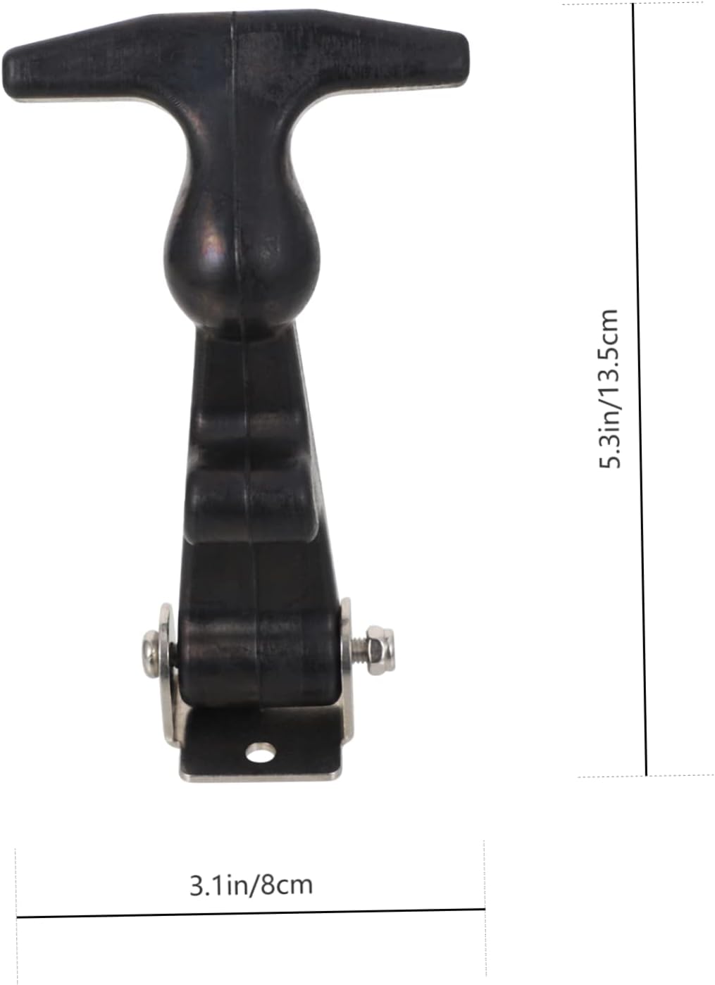 T-Shape Lock Rubber Flexible Draw Latches Box Hasp Engine Cover Latch Easy Install for Cabinet