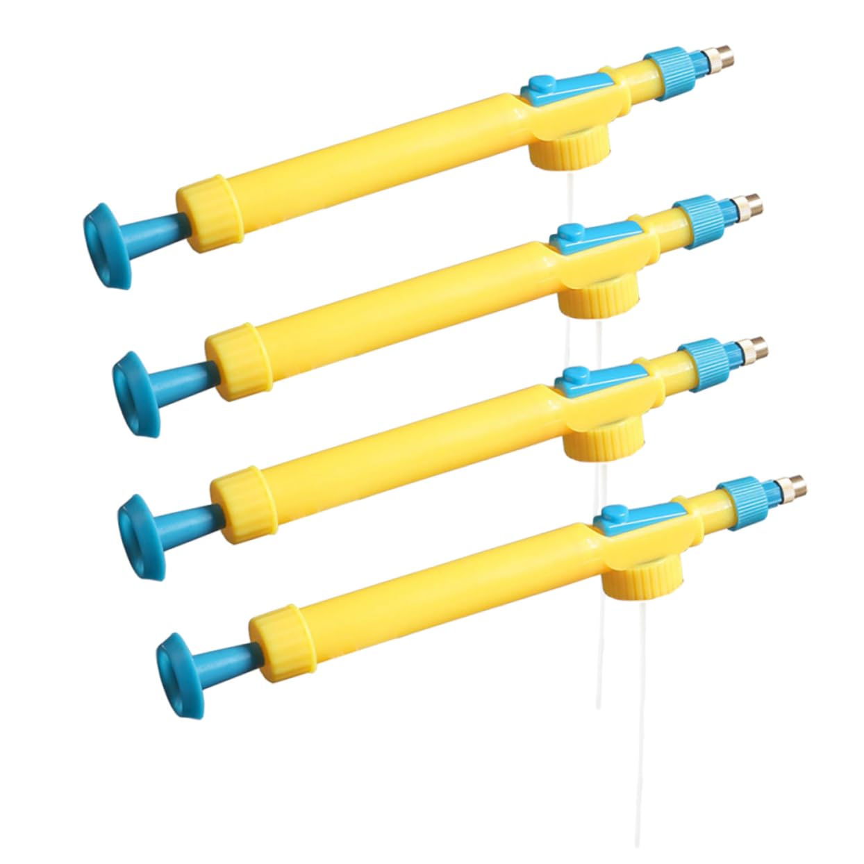 YARNOW 4pcs Juice Bottle Sprayer Head Pressure Sprayer Water Sprayer Toy Reciprocating