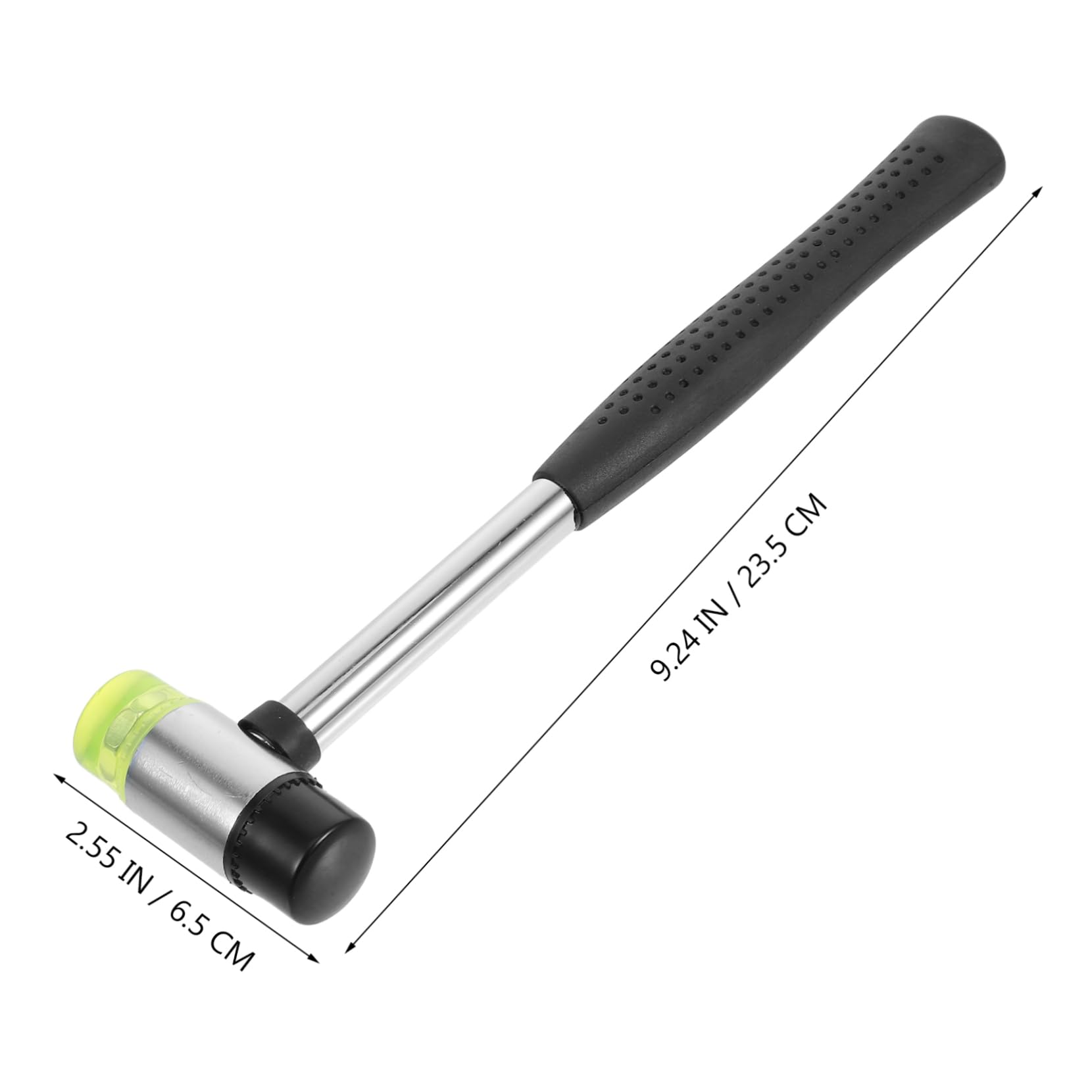 Unomor Rubber Head Mallet 25mm for Tile Installation Jewelry Making Flooring Small Hammer