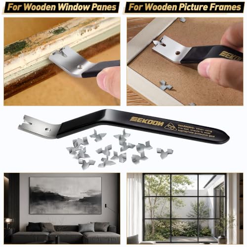 Image of Feekoon Glazier Point Driver with 100 Push Points, Black