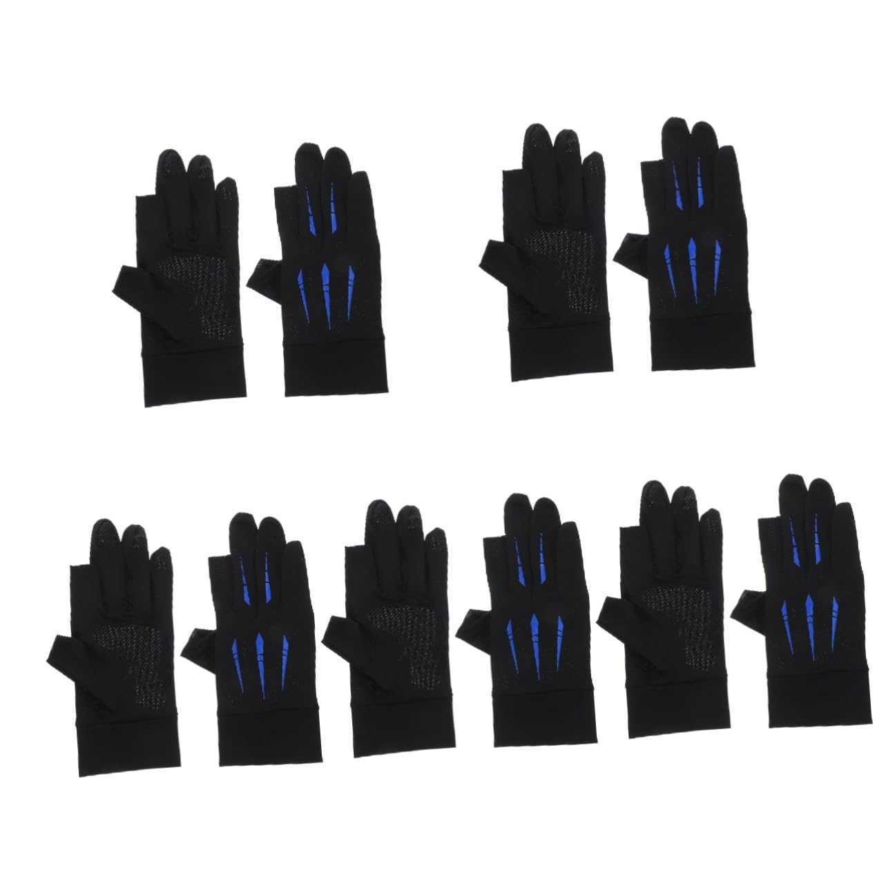 Kisangel 4 Pares De Guantes De Protección Solar Guantes De Entrenamiento para Hombres Guantes De Equitación Compactos Guantes De Bicicleta Resistentes Al Desgaste Guantes De Protección