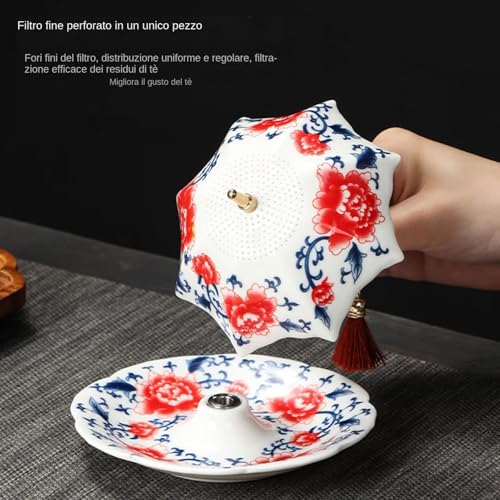 Filtre en céramique pour infuseur à thé résistant à la chaleur et durable