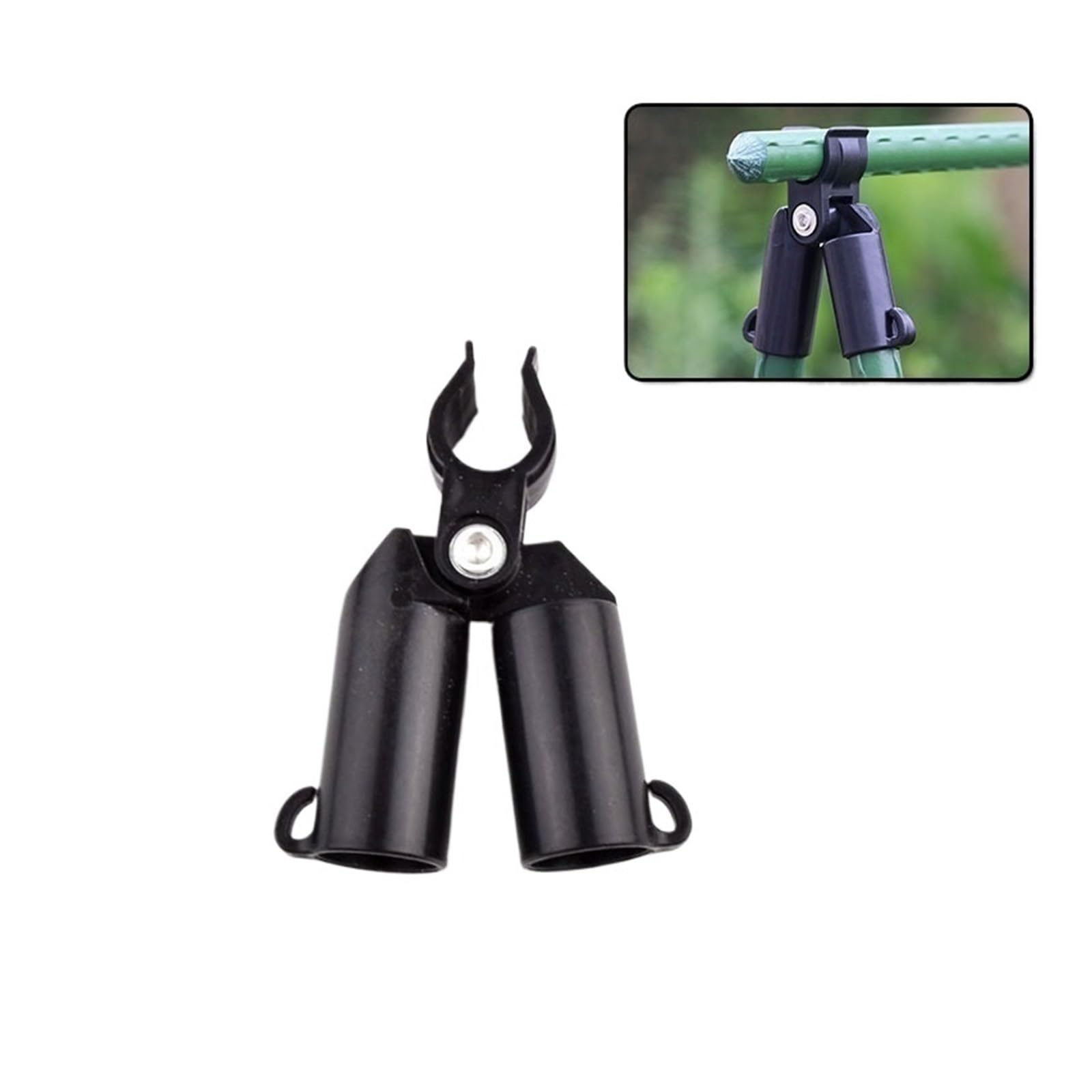 Connecteur de cadre rond 16mm en plastique pour tuteur de plante x10