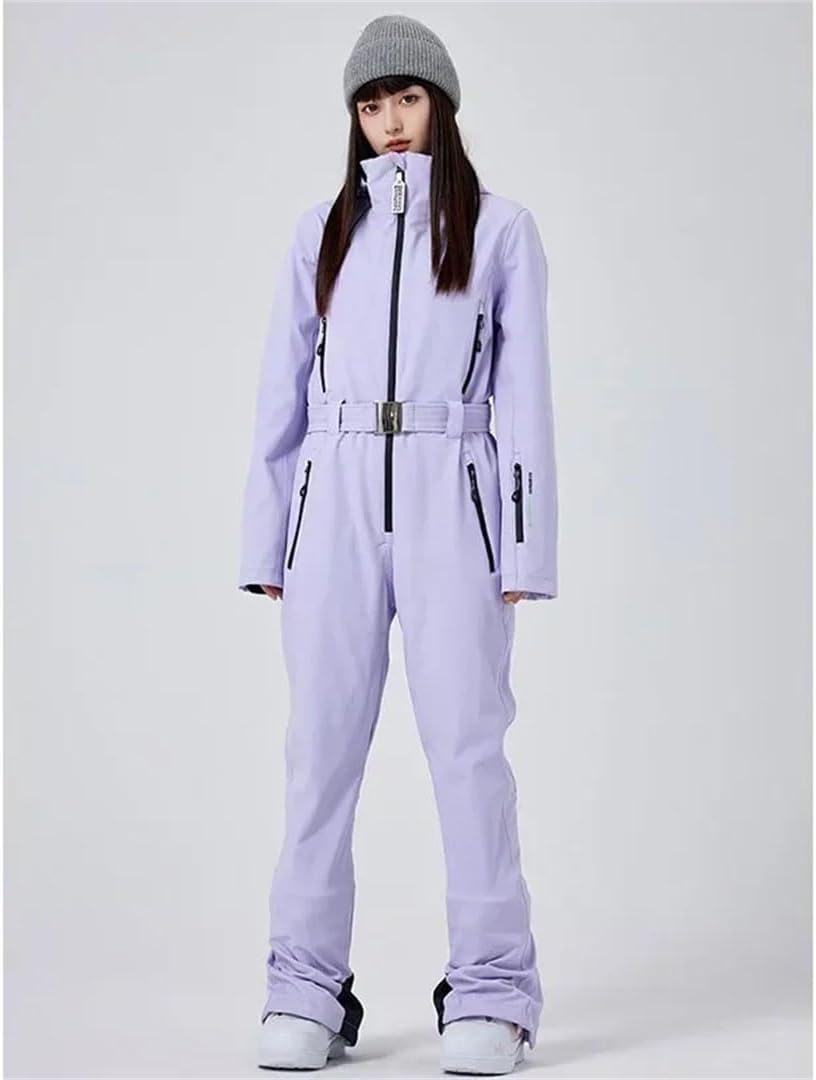 Unisex Winter One-Piece Skiing Sets Outdoor Sports Ski Suit Windproof Waterproof Snowboarding Jumpsuits