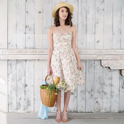 FUDYNMALC Sandals Womens Wedge Shoes: Comfortable Dressy Wedges Sandal with Zipper Summer Gladiator Sandals Open Toe3