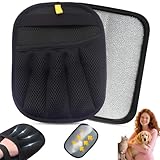 CRQCRQ Pet Hair Remover Glove - Reusable Electrostatic Five-Finger Gloves for Cat/Dog Hair Removal on Furniture, Carpet & Clothes (1PCS)