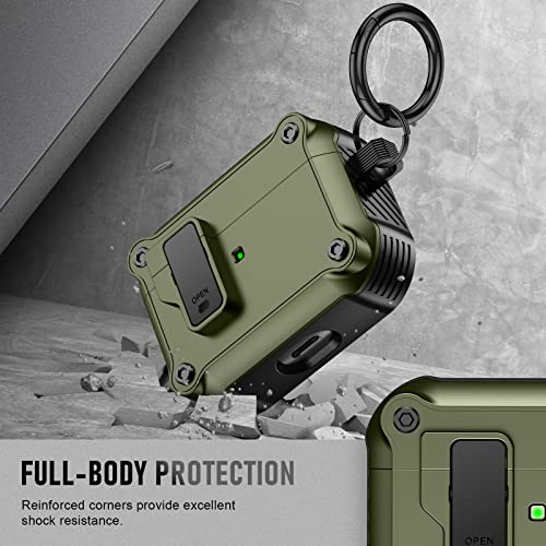 Image of Compatible with Airpods Pro 3 Case(2025),for Airpods Pro 3rd Generation Cases Cover with Keychain Cleaner Kit Soft Silicone Shockproof Cover for Women Men