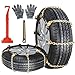Catene da Neve Universale 8Pcs Ninonly Catene da Neve per Auto da Montare per...