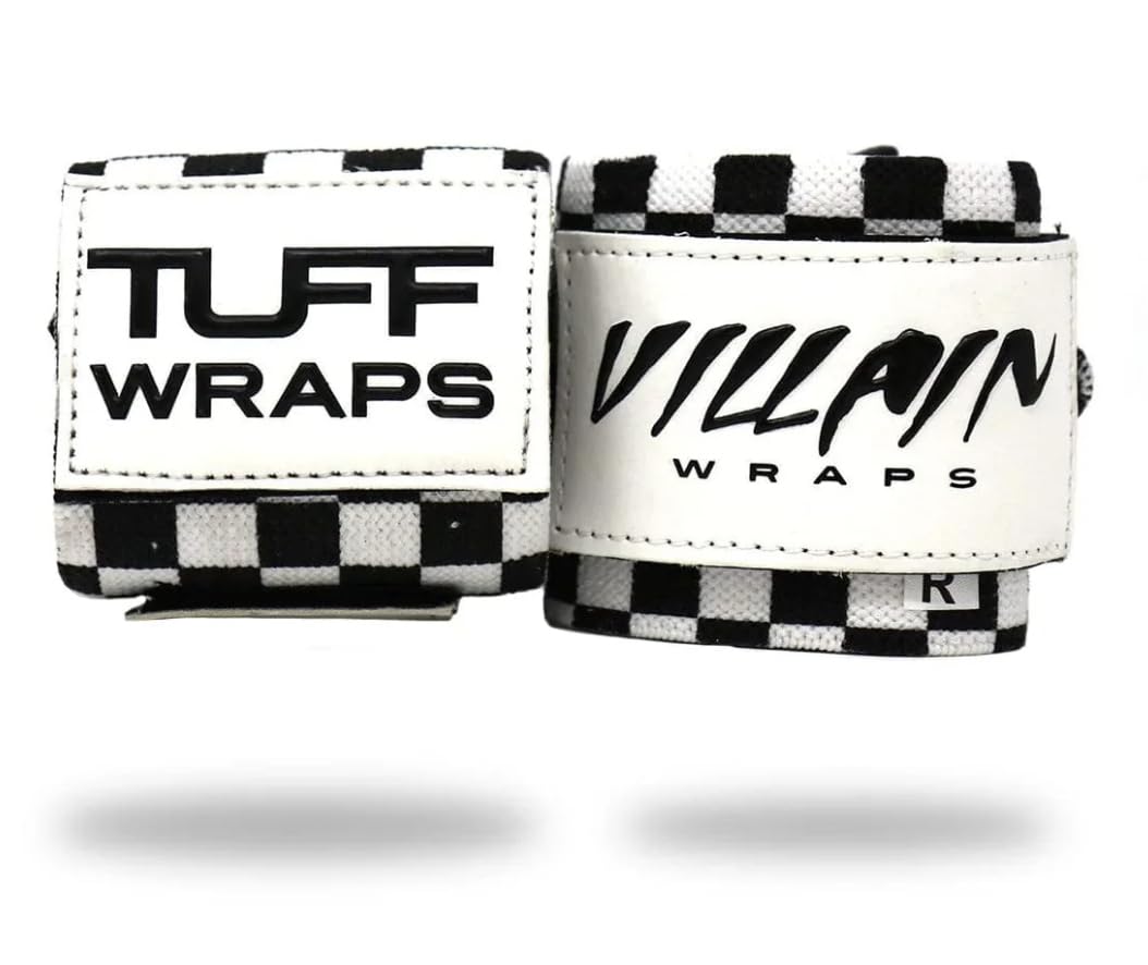 Villain Wrist Wraps for Weightlifting & Powerlifting – Adjustable Support Straps for Men and Women – Ideal for Strength Training, CrossFit,