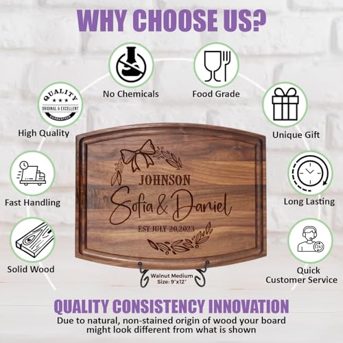 Tabla de Cortar Personalizada de Madera Tayfus miniatura 2