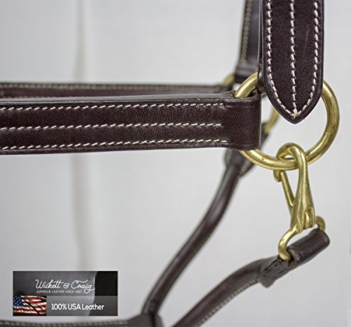 Derby Originals American Elegance Triplo Stitch Halter feito de couro dos EUA - vários tamanhos