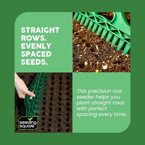 The Row Seeder por Seeding Square herramienta de jardinería manual miniatura 3