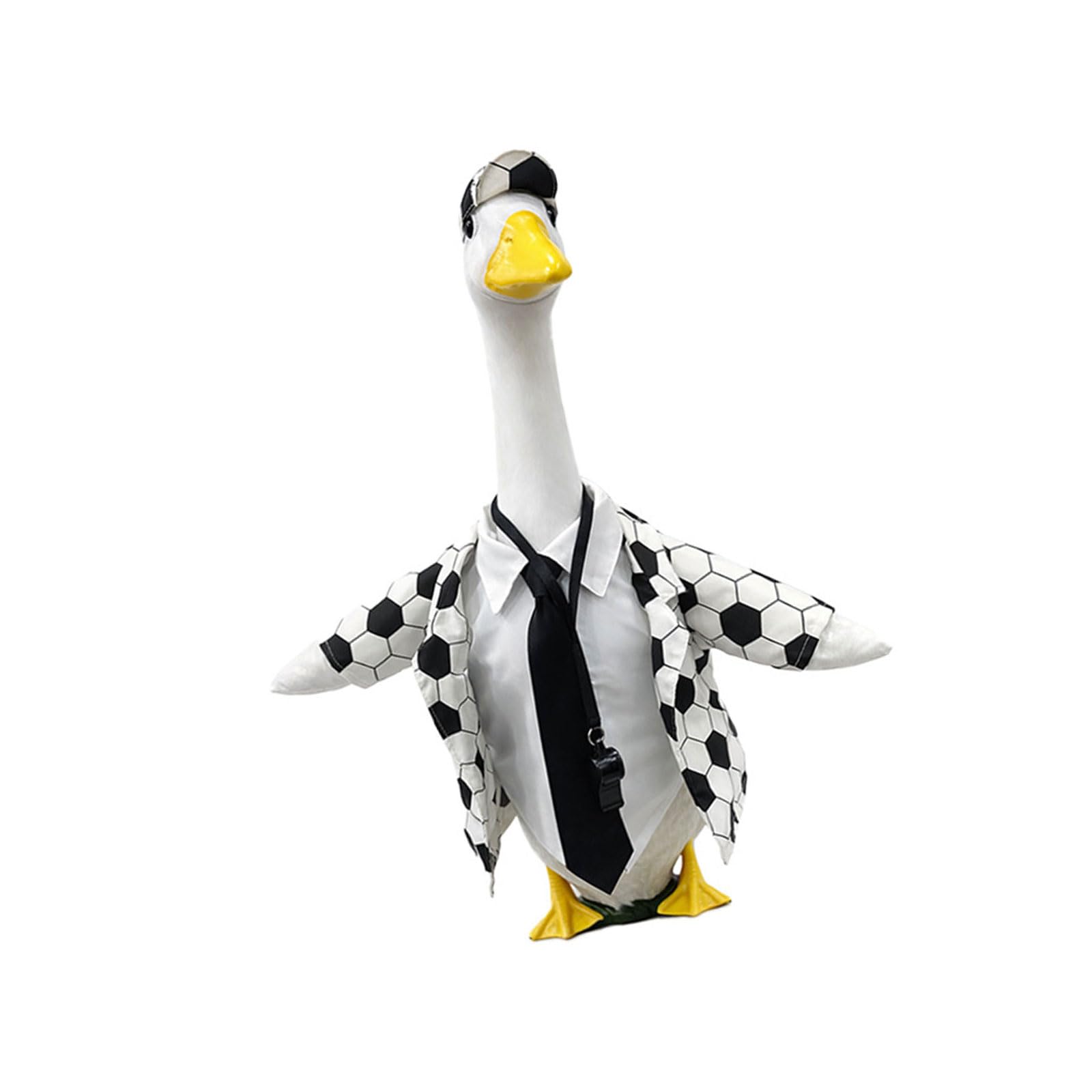 ljhnba Porch Geese Ornament Featuring Trendy Glasses Bandana for Yard Landscaping Decorative Yard Geese Sculpture