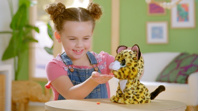 Amazon.com: FurReal Lil Wilds Lolly The Leopard Interactive 8-inch
