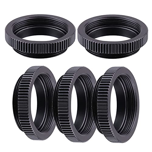 Anillo Adaptador de Lente C-Mount a CS-Mount, Tubo de Extensión C a CS de 5 mm para Cámaras de Seguridad CCTV miniatura 1
