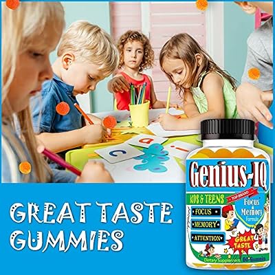 Genius-IQ Brain Focus Gummies for Kids - Chewable Philippines | Ubuy