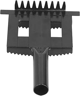 AOER Ancinho de pelo de gado, pente antiprurítico de gado pente de gado durável economia de trabalho para gado vaca ovelha cavalo