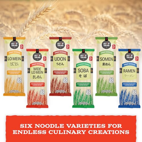 Best Of Thailand Noodles (3 Pack, Noodles Lo Mein Wide)