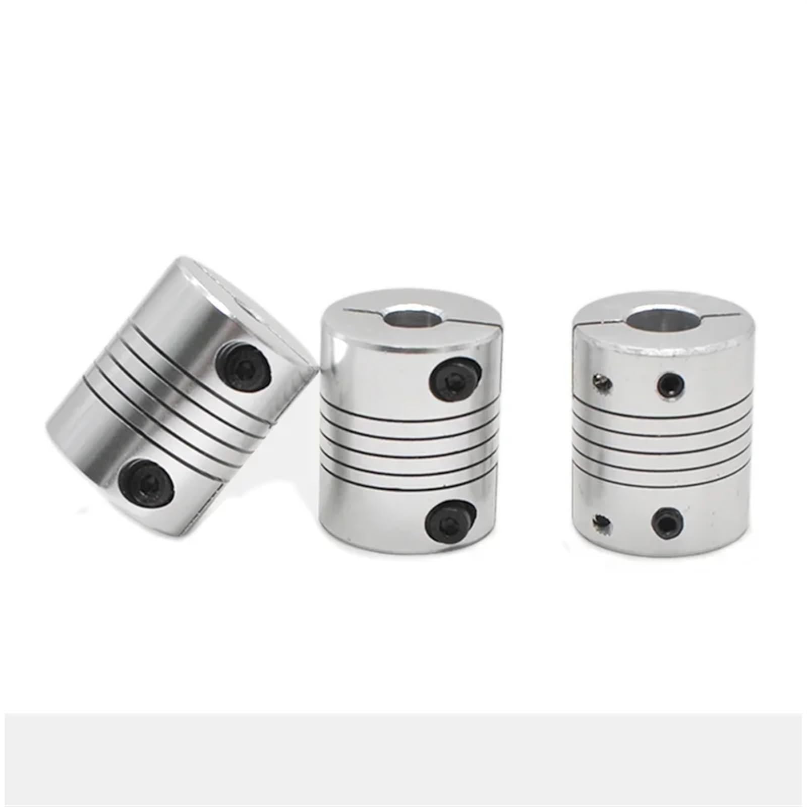 Acoplador de eje de aluminio de 6mm/8mm/10mm/12mm/14mm/15mm/16mm, Conector de Motor acoplador Flexible for impresora 3D CNC, Servomotor paso a paso, 1 Uds.(8mm-14mm)