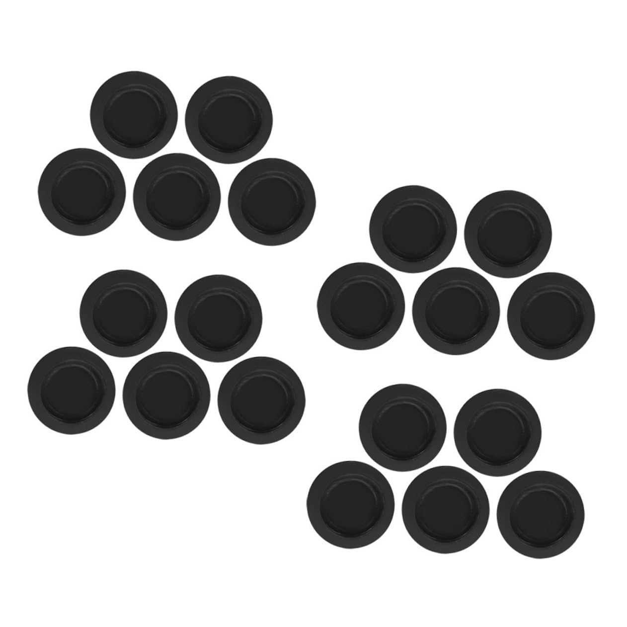 Sosoport 20pcs Round Saving Box Plug Covers Money Jar Stoppers for Piggy Bank Holes Secure Rubber Closure Plugs for Coin Bank