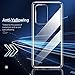 CASEKOO Shockproof Galaxy S20 Ultra Case/ S20 Ultra 5G Case, [Anti-Yellowing] Crystal Clear Protective Hard Back with Soft Edges Slim Cover Designed for Samsung Galaxy S20 Ultra Case (6.9 inch), Clear