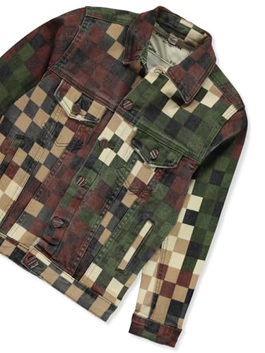 FWRD Boys' Pixel Camo Denim Jacket3